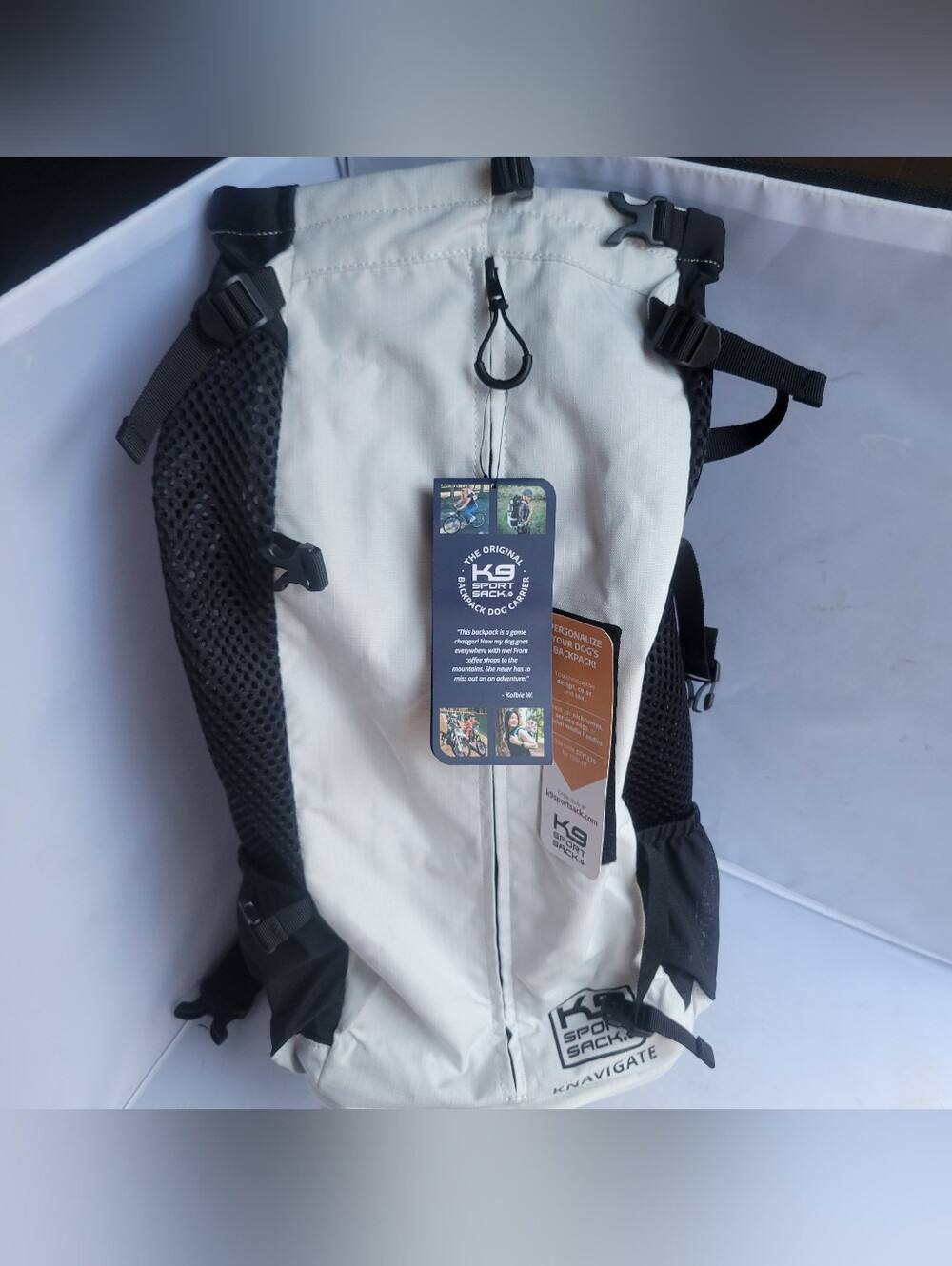 K9 Sport Sack Air 2 Backpack Pet Carrier Small Grey